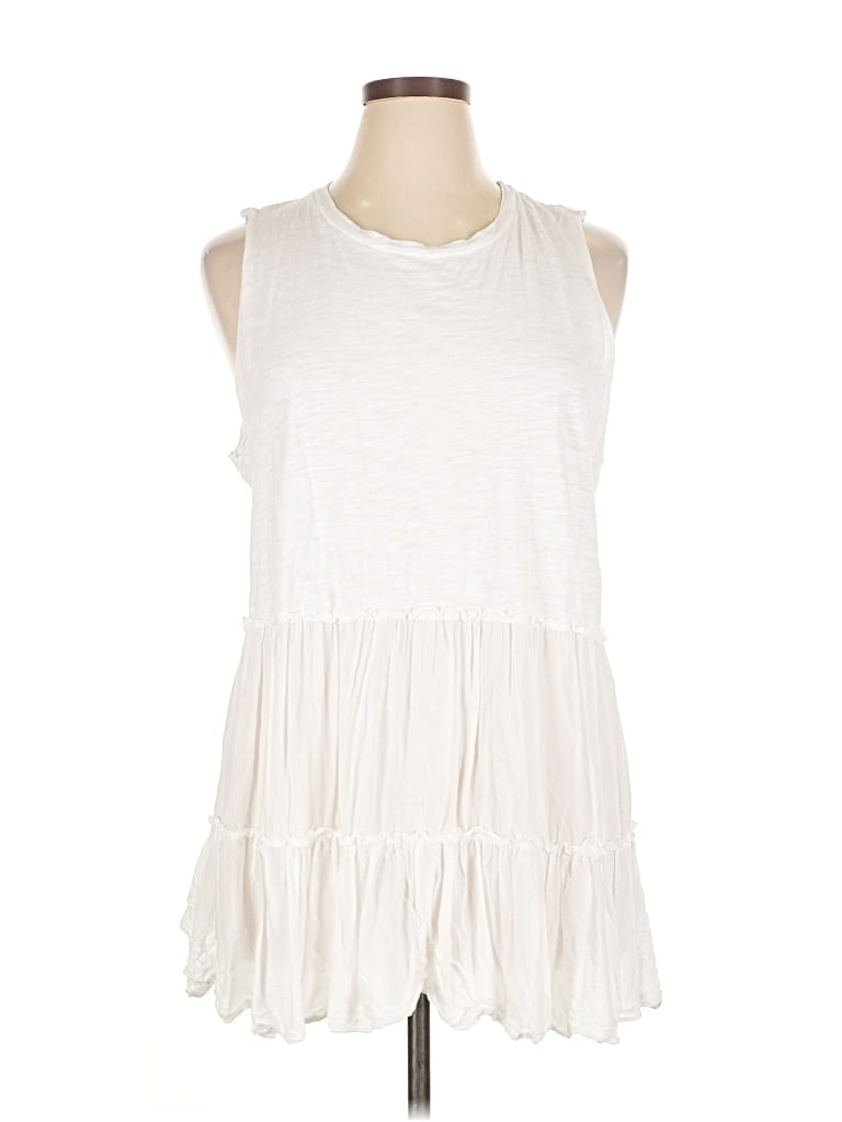 Pre-owned T.la Casual Dress In White