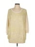 Wilfred Animal Print Yellow Pullover Sweater Size L - photo 1
