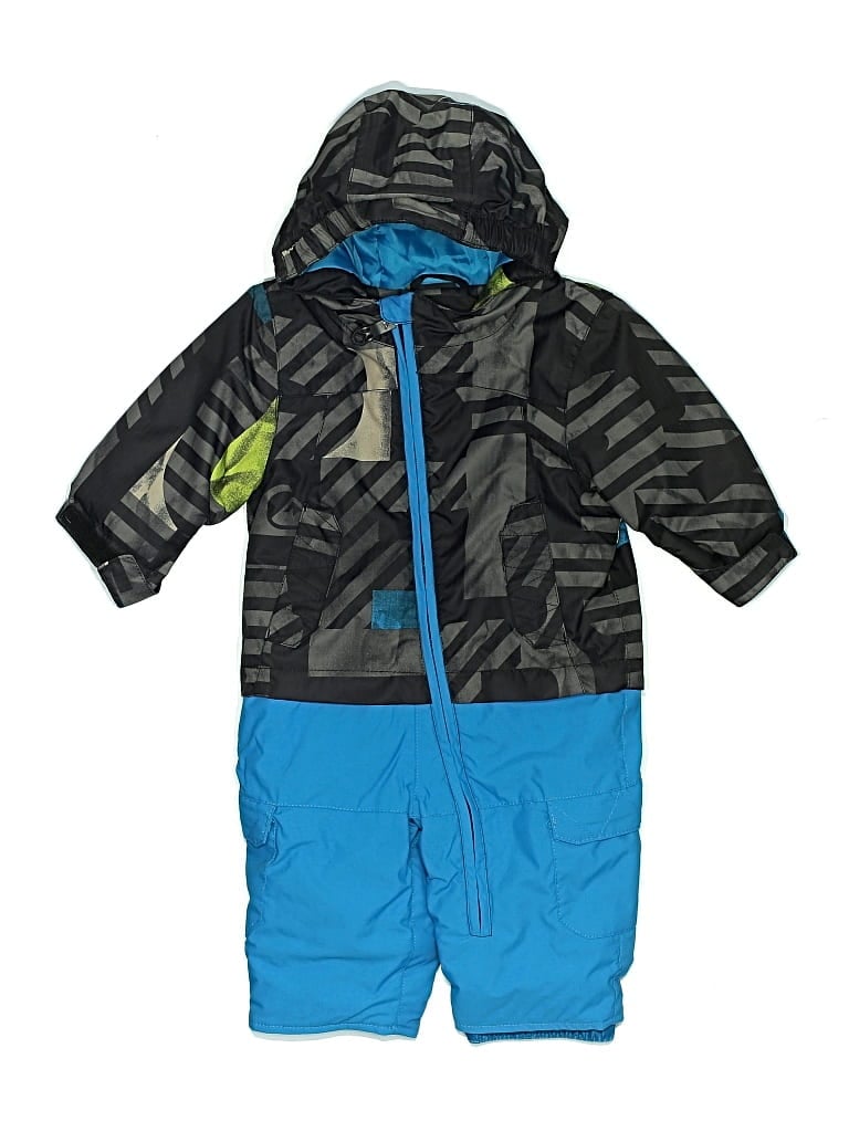 Pre-owned Quiksilver Babies' Short Sleeve Outfit In Blue