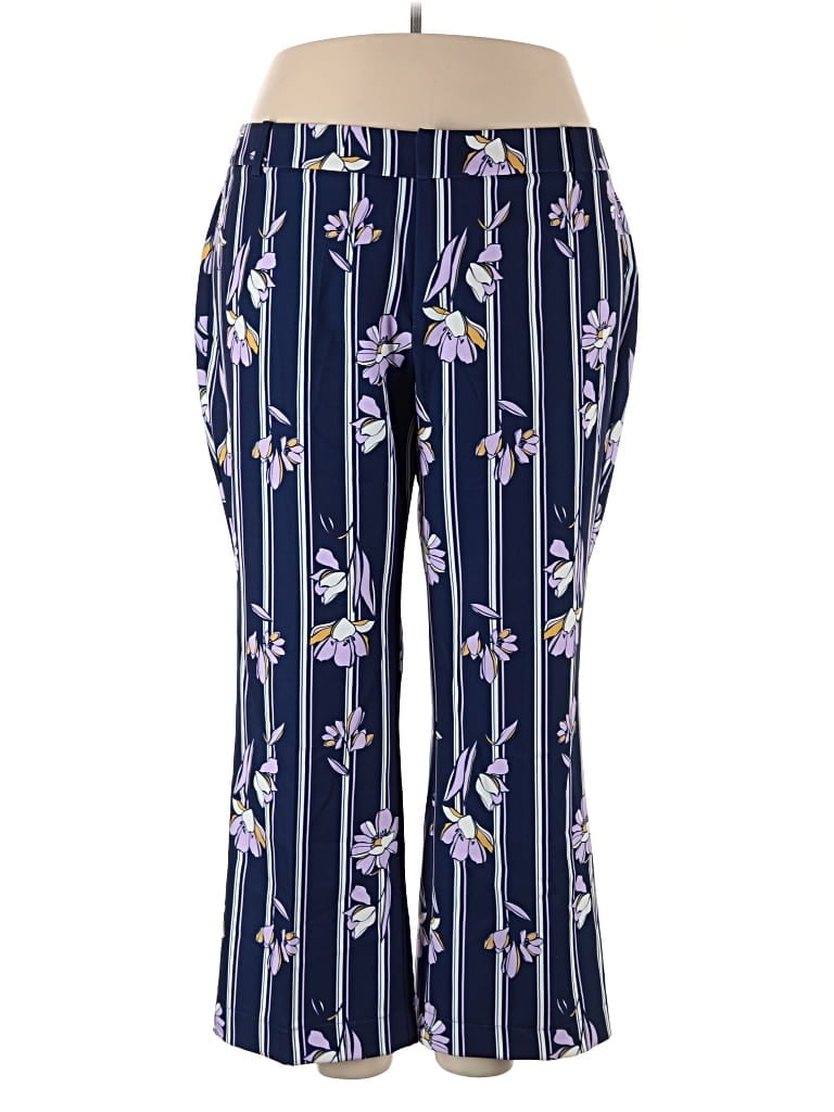 Pre-owned Eloquii Casual Pants In Blue