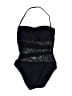 Mossimo Graphic Black One Piece Swimsuit Size XS - photo 2