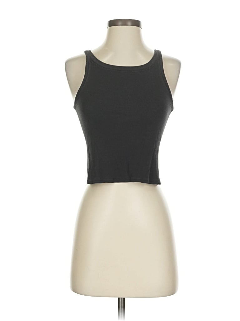 Pre-owned Everlane Tank Top Black Strapless Neckline Tops