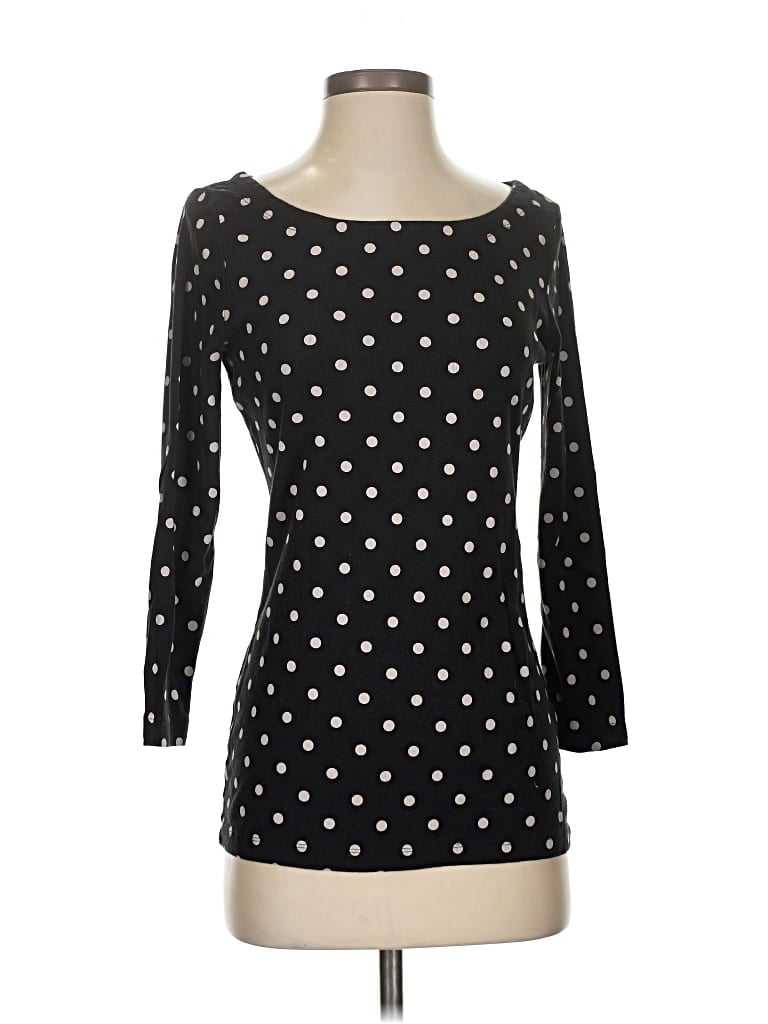 Pre-owned Banana Republic 3/4 Sleeve T-shirt In Black