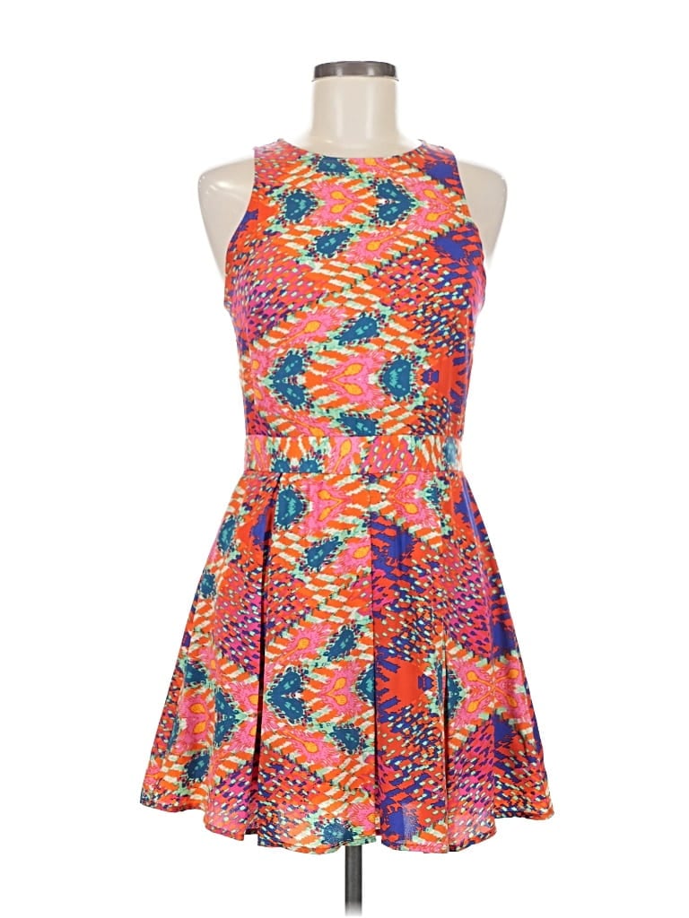 Pre-owned Everly Cocktail Dress In Orange
