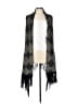 BCBGMAXAZRIA Gray Black Poncho Size L (estimated) - photo 1