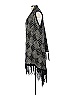 BCBGMAXAZRIA Gray Black Poncho Size L (estimated) - photo 5