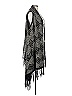 BCBGMAXAZRIA Gray Black Poncho Size L (estimated) - photo 4