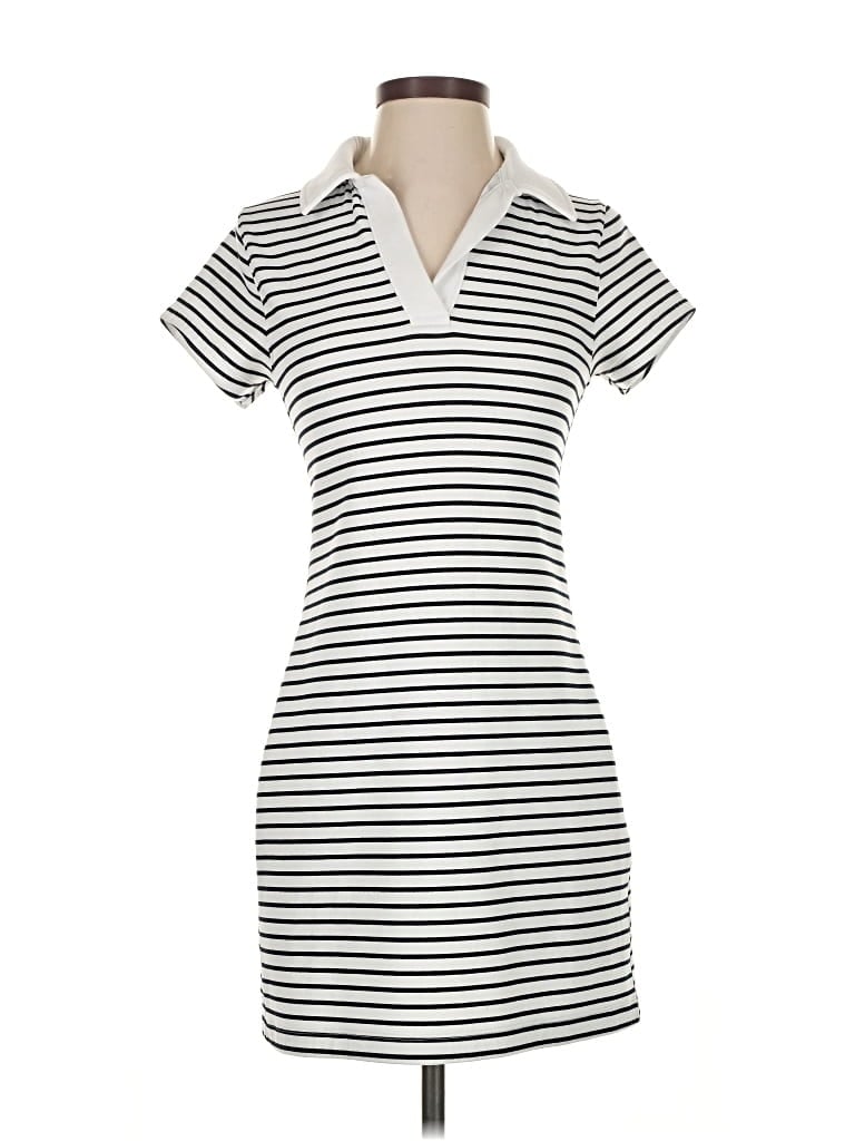 Pre-owned Ypb Casual Dress In White
