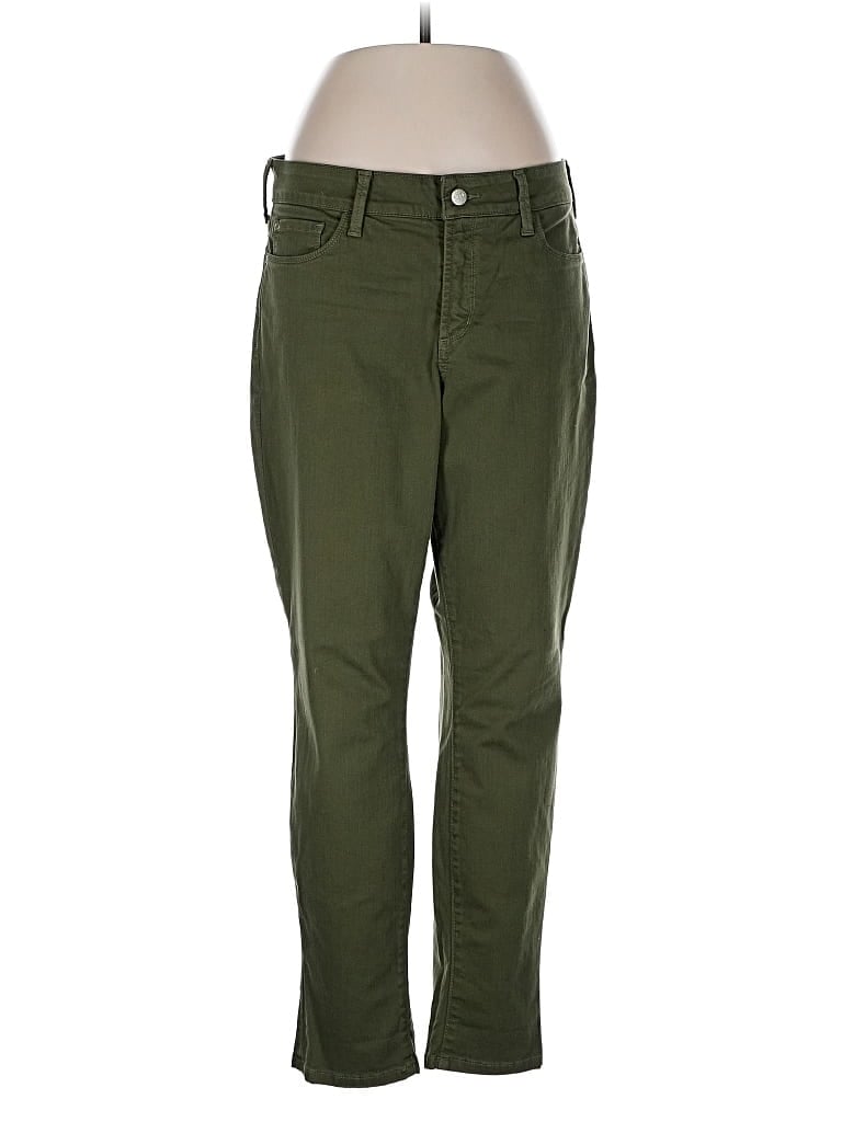 Pre-owned Nydj Jeggings In Green