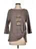 Joie De Vivre Gray Pullover Sweater Size L - photo 1