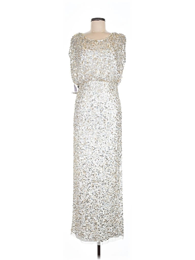 Pre-owned Js Collections Cocktail Dress In Silver
