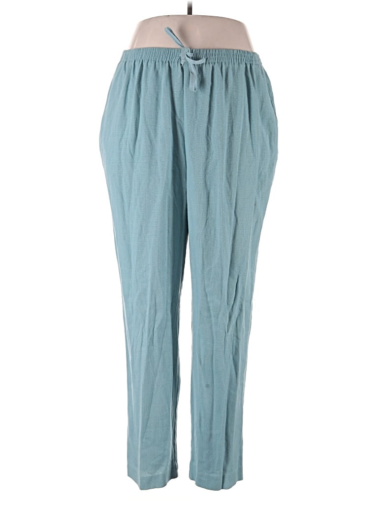 Pre-owned Alfred Dunner Casual Pants In Blue