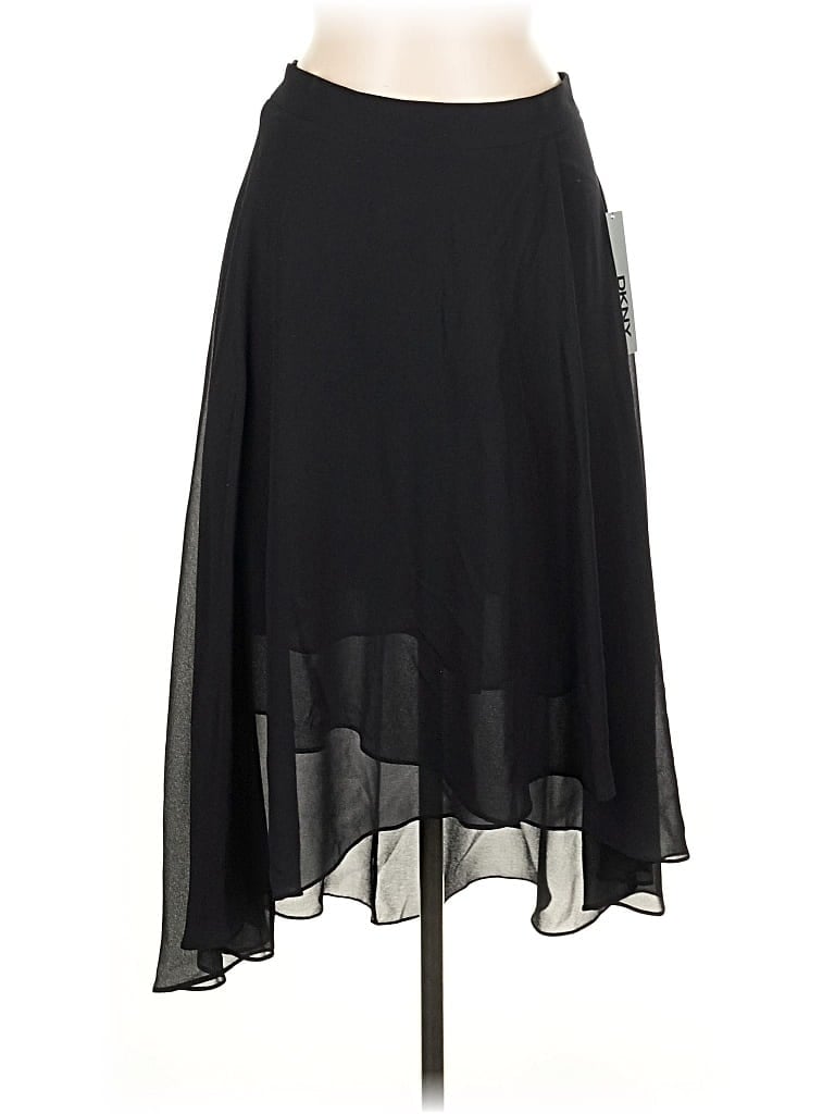 Pre-owned Dkny Formal Skirt In Black