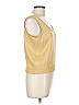 St. John Gold Sweater Vest Size L - photo 4