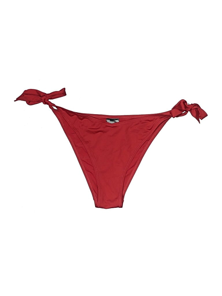 Pre-owned H&m Swimsuit Bottoms In Red