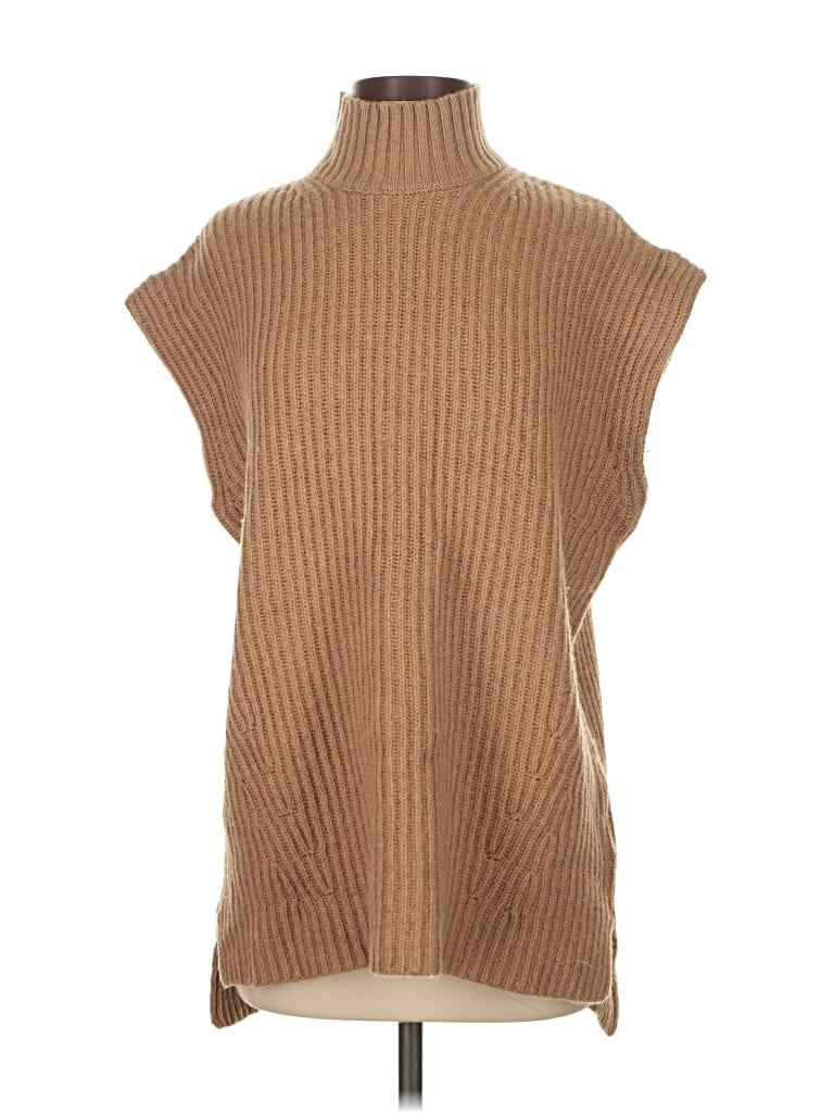 Pre-owned Ganni Sweater Vest In Brown