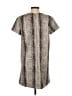 She + Sky Animal Print Gray Casual Dress Size S - photo 2