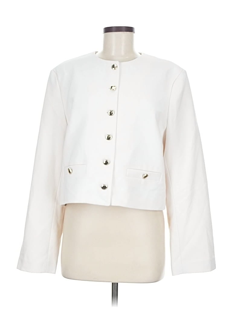 Pre-owned H&m Jacket In White