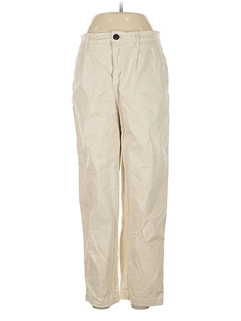 Pre-owned Mng Khaki Pant In White