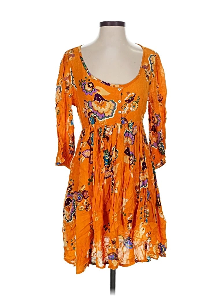 Pre-owned Altar'd State Casual Dress In Orange