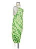 Hours 100% Polyester Tie-dye Green Cocktail Dress Size S - photo 4