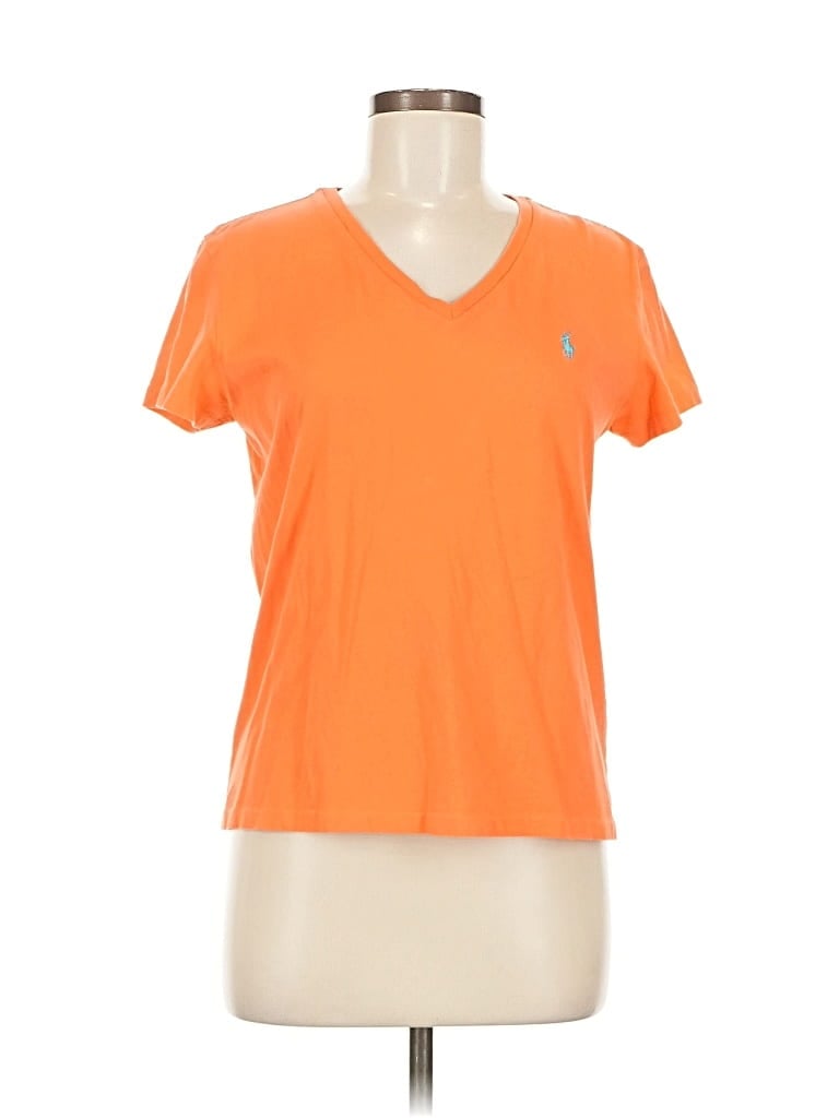 Pre-owned Ralph Lauren Short Sleeve T-shirt In Orange