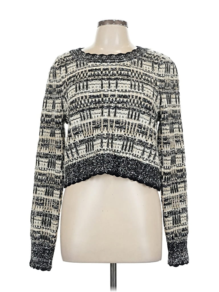 Pre-owned House Of Harlow 1960 Pullover Sweater In Gray