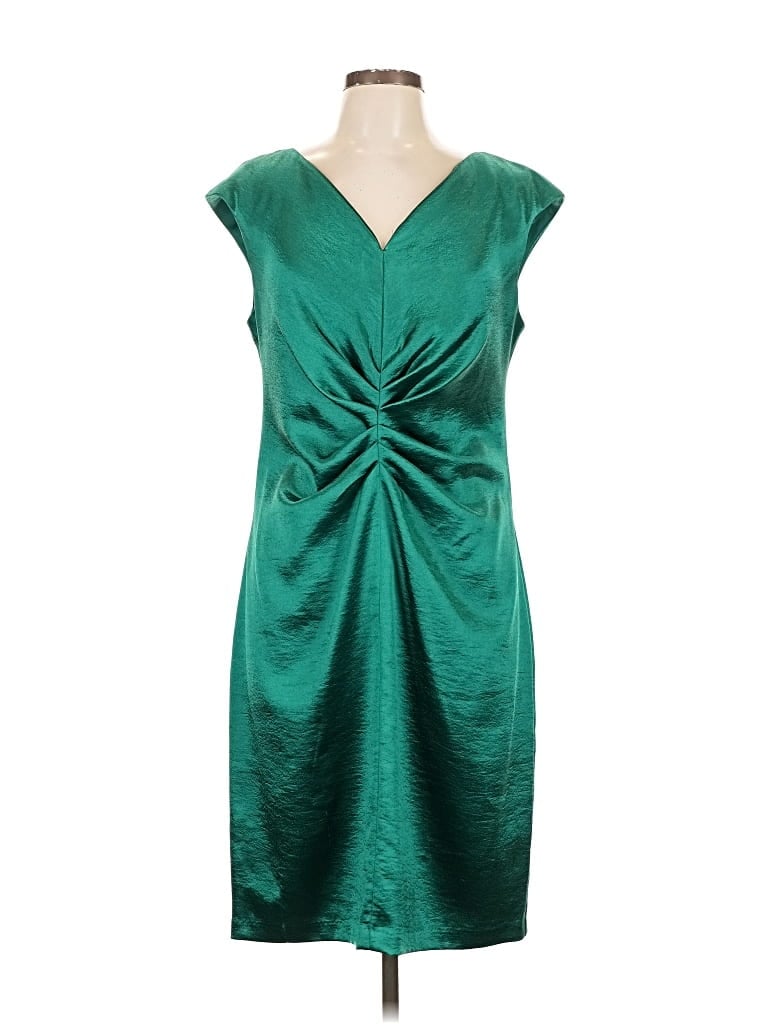 Pre-owned Connected Apparel Cocktail Dress In Green