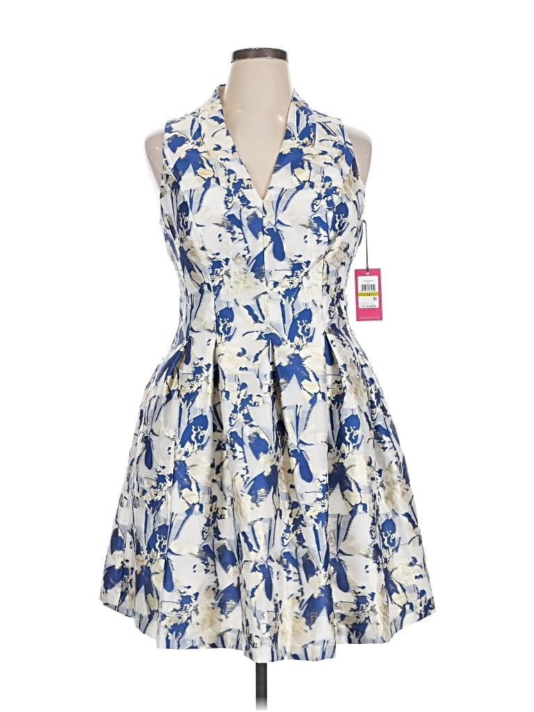 Pre-owned Vince Camuto Cocktail Dress In Blue