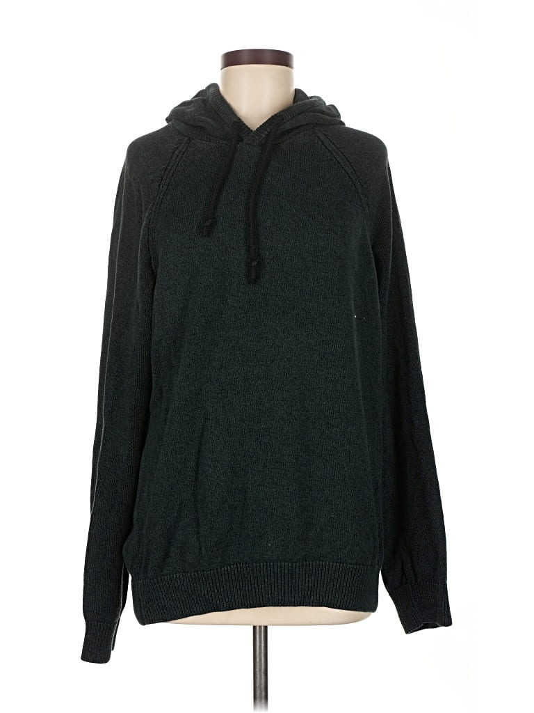 Pre-owned H&m L.o.g.g. Pullover Hoodie In Green