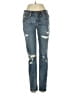 ID:23 Hearts Blue Jeans Size 25 waist - photo 1