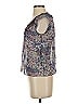 Odille 100% Silk Blue Sleeveless Silk Top Size 2 - photo 5