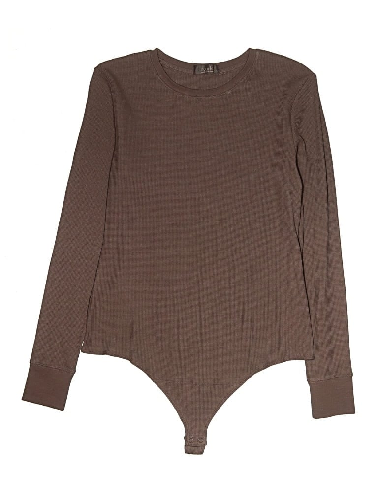 Pre-owned Nuuds Bodysuit In Brown