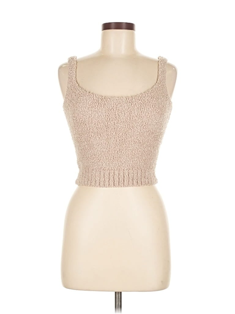 Pre-owned Skims Sweater Vest In Brown