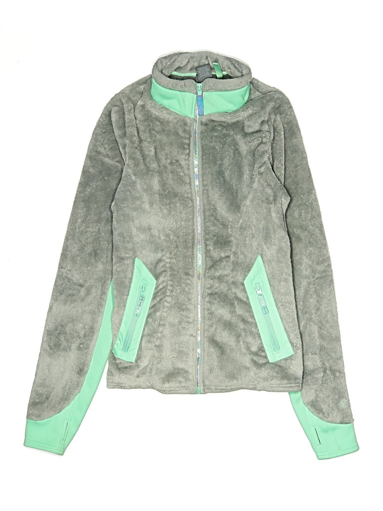 Pre-owned C9 By Champion Kids' Zip Up Hoodie In Green