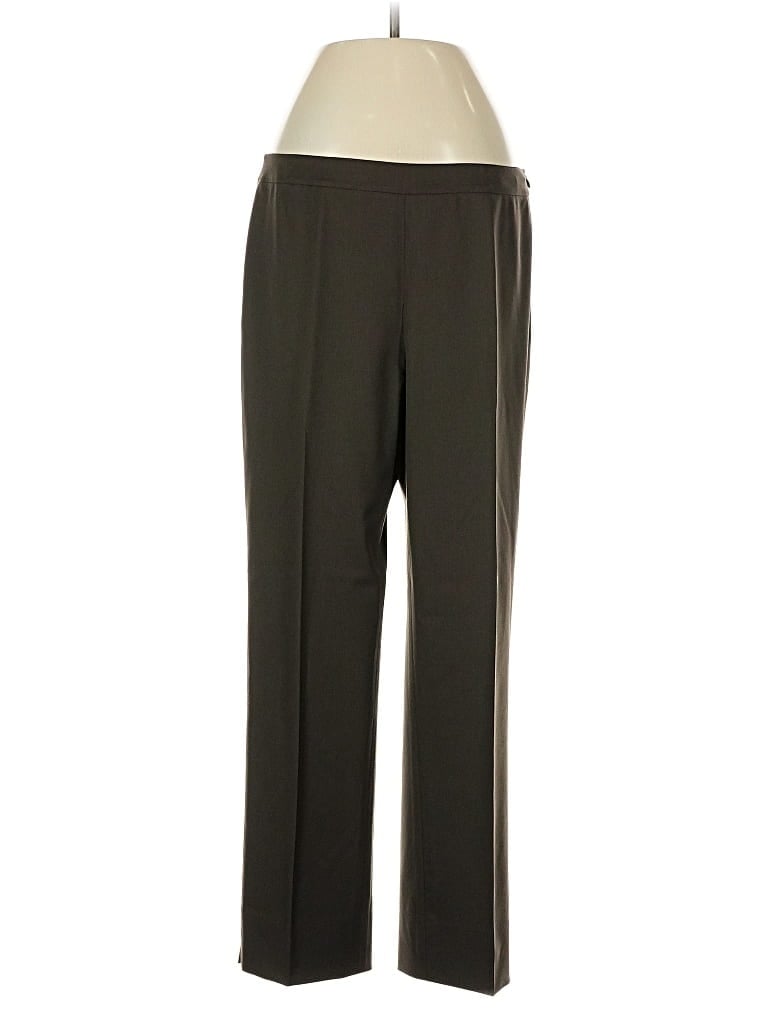 Pre-owned Lafayette 148 Wool Pants In Green