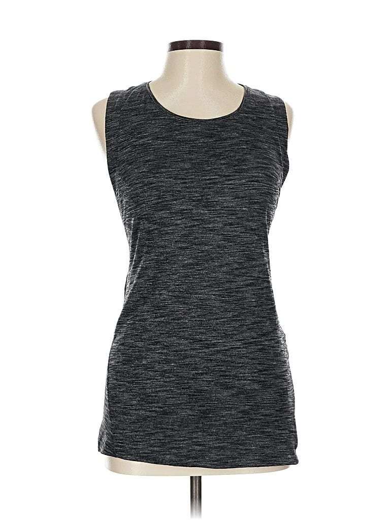 Pre-owned Lululemon Athletica Sleeveless T-shirt In Gray