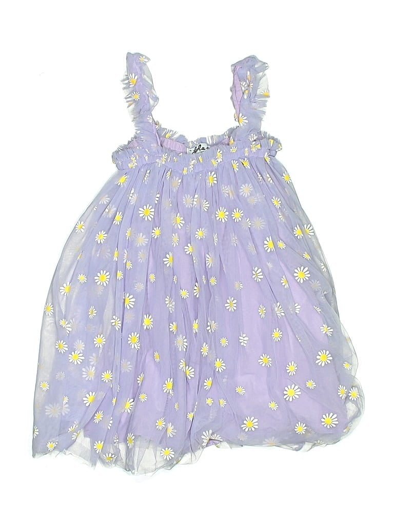 Pre-owned Lola + The Boys Kids' Dress In Purple