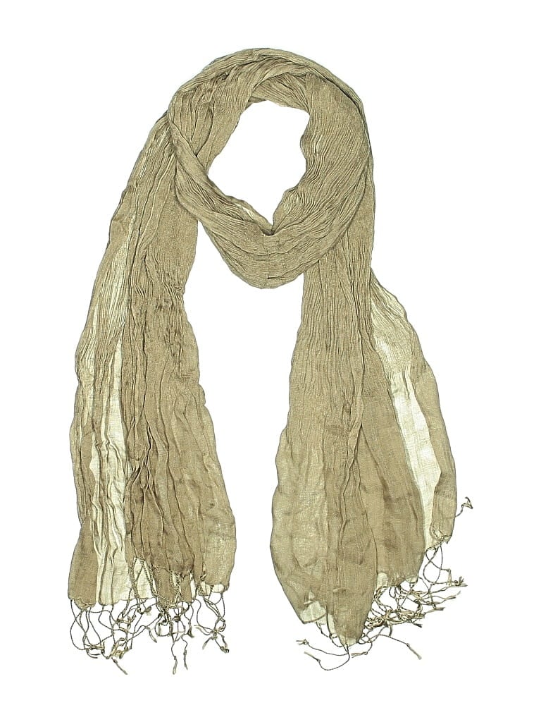 Pre-owned Unbranded Scarf In Brown