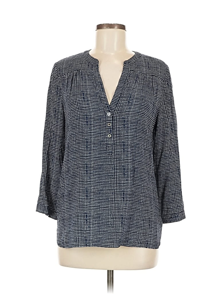 Pre-owned Soft Joie 3/4 Sleeve Blouse In Blue