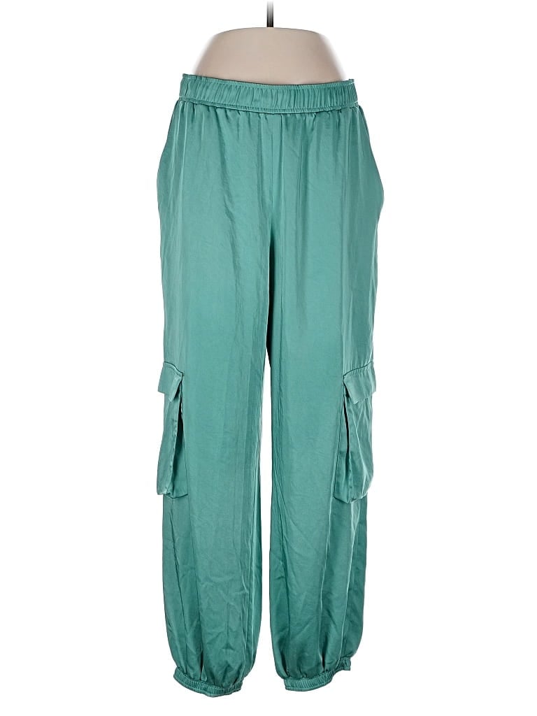 Pre-owned Lapointe Cargo Pants In Green