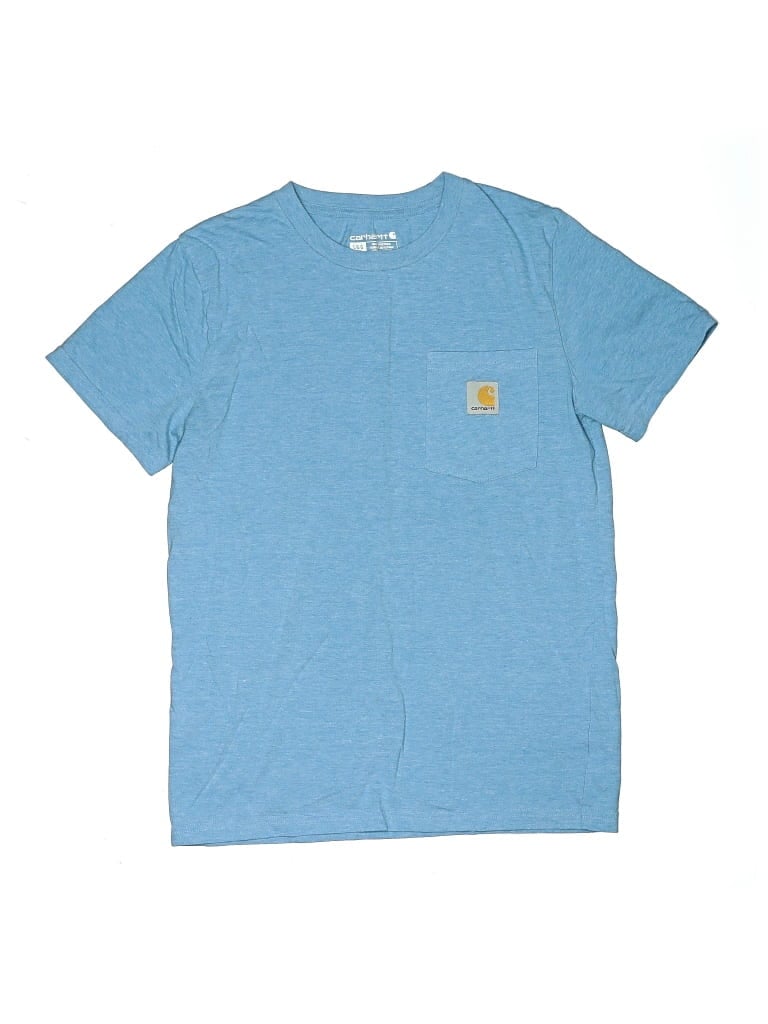 Pre-owned Carhartt Kids' Short Sleeve T-shirt In Blue