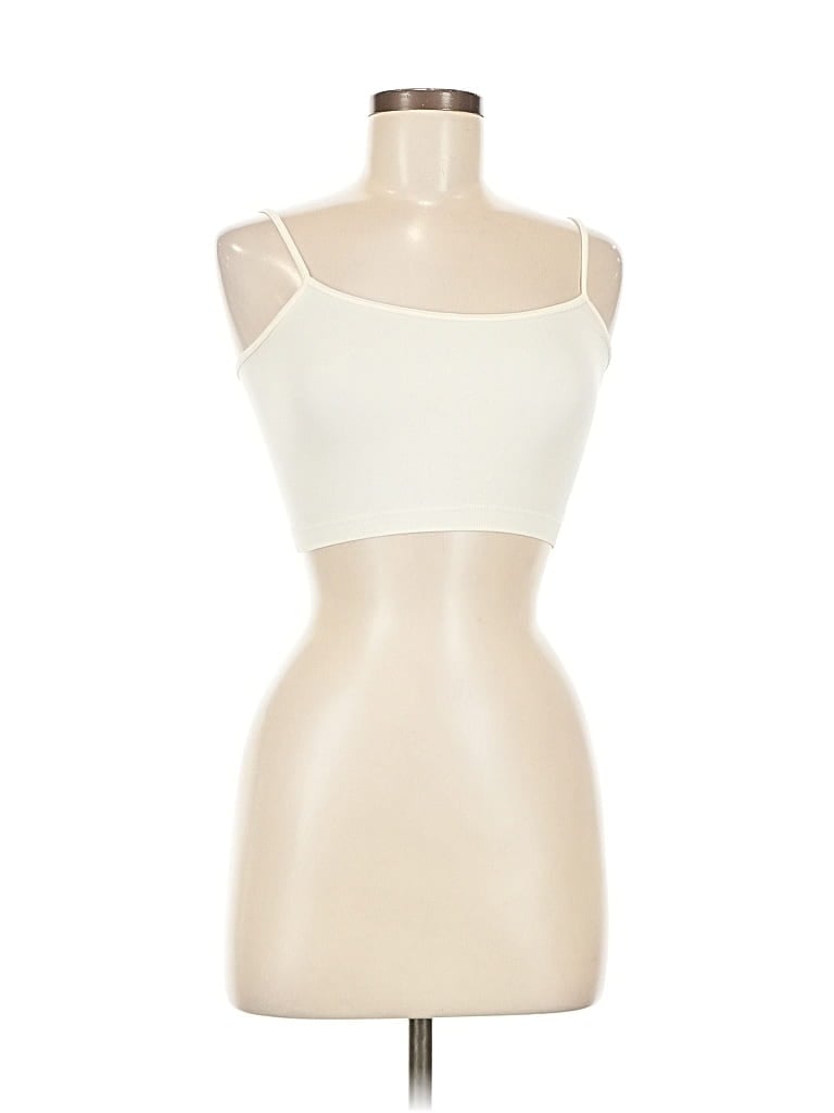 Pre-owned Dynamite Tube Top Ivory Strapless Neckline Tops In White