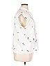 Ann Taylor White Sleeveless Button-Down Shirt Size L - photo 4