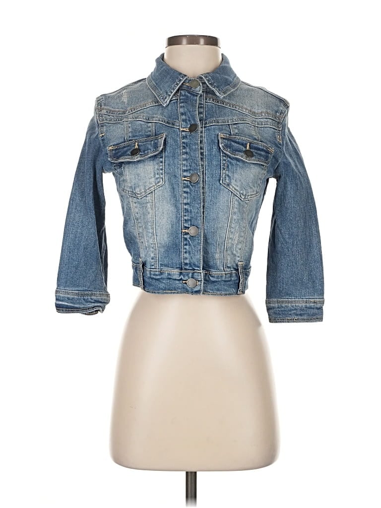 Pre-owned Assorted Brands Denim Jacket In Blue