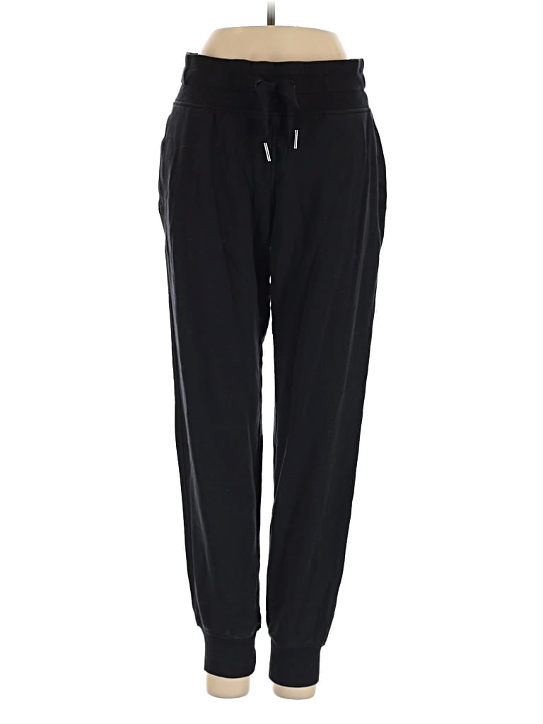 Pre-owned Athleta Track Pants In Black