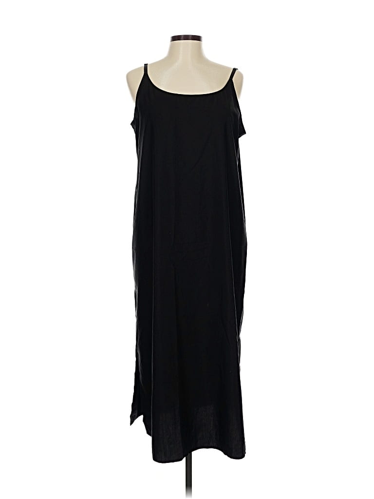 Pre-owned Eileen Fisher Casual Dress In Black