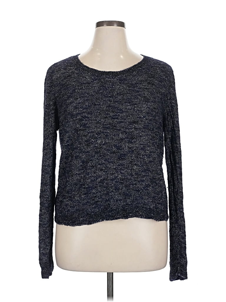 Pre-owned Eileen Fisher Pullover Sweater In Blue