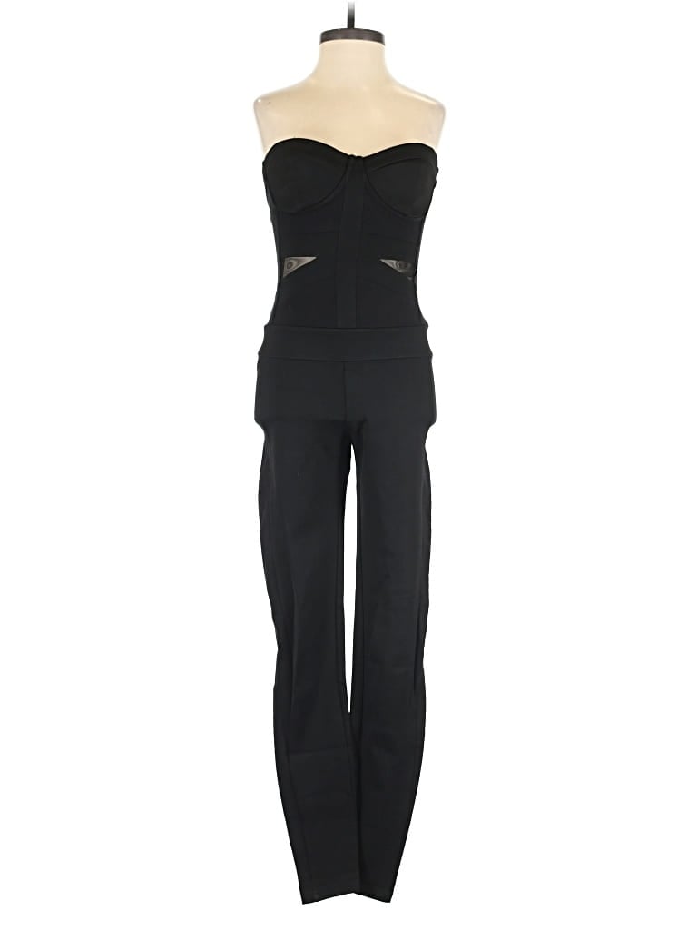 Pre-owned Bebe Jumpsuit In Black