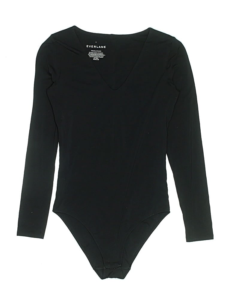 Pre-owned Everlane Bodysuit In Black